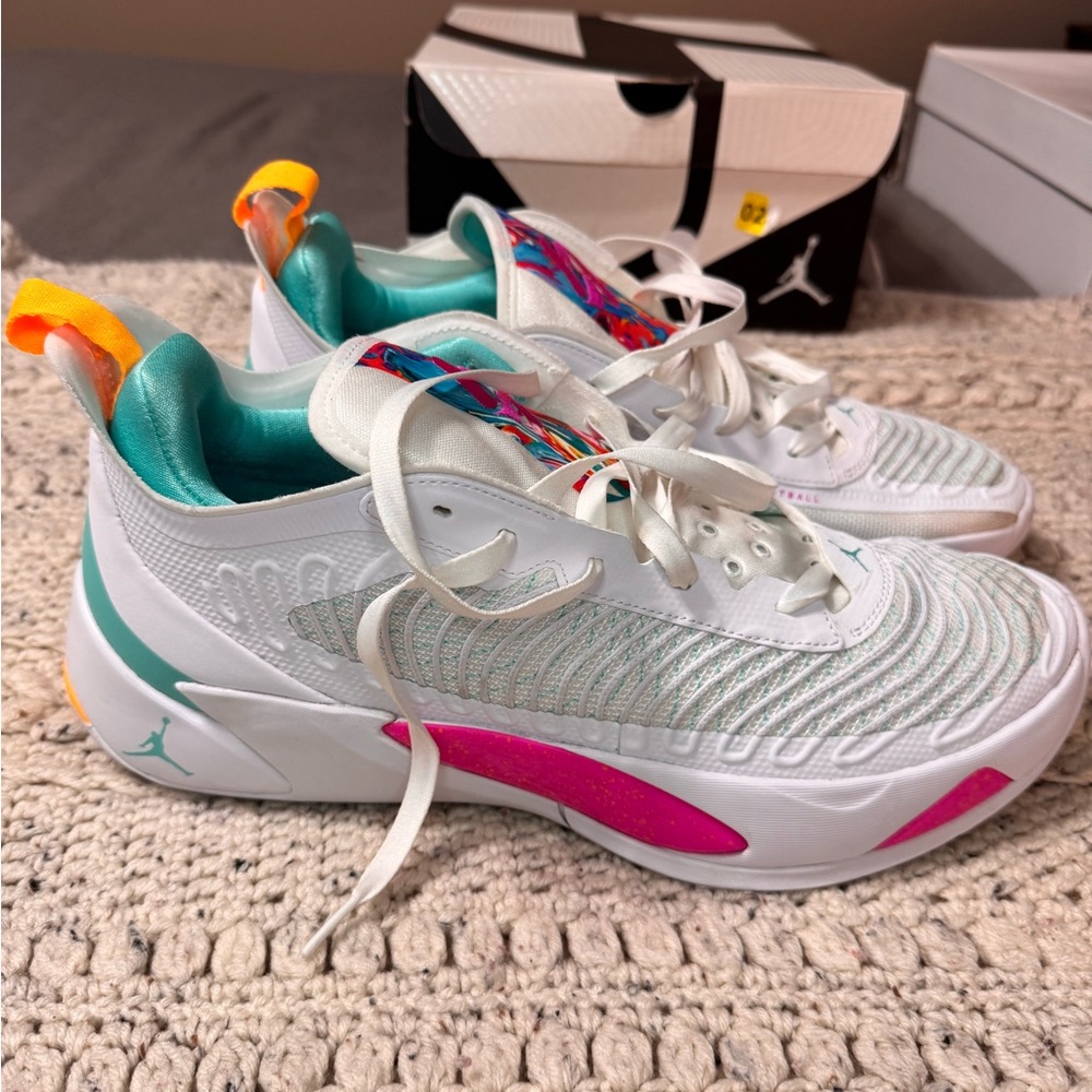 Jordan Luka 1 Imaginarium DN1772-164 White Pink Teal Orange